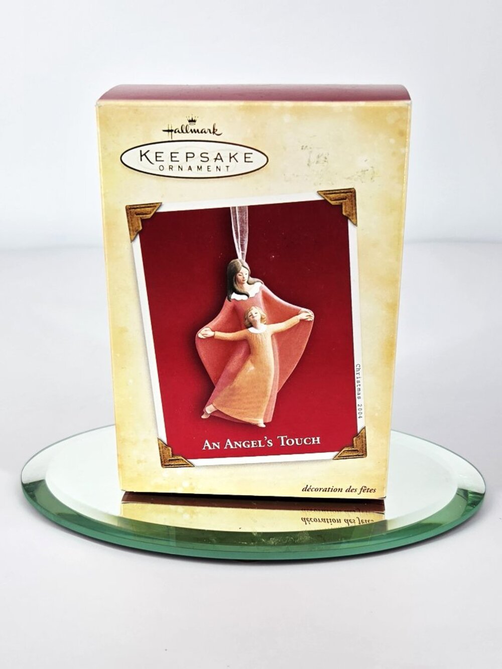 2004 Hallmark Keepsake Christmas Ornament "Angel's Touch" Porcelain Hand Painted